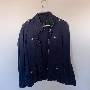 Navy blue utility jacket